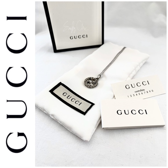 BRAND NEW authentic GUCCI interlock G pendant - Picture 4 of 7